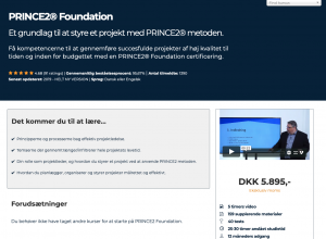 PRINCE2 Foundation online kursus hos Mentorix
