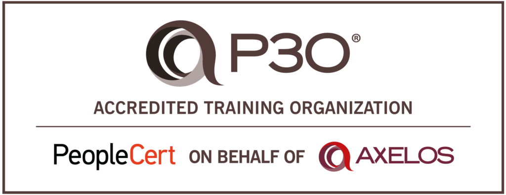 P3O PMO akkreditering online logo