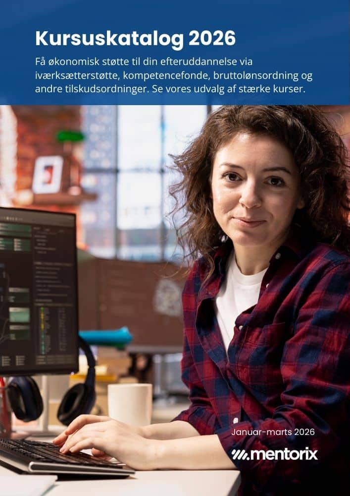 Mentorix Kursuskatalog - Tilskudsordninger til virksomheder​